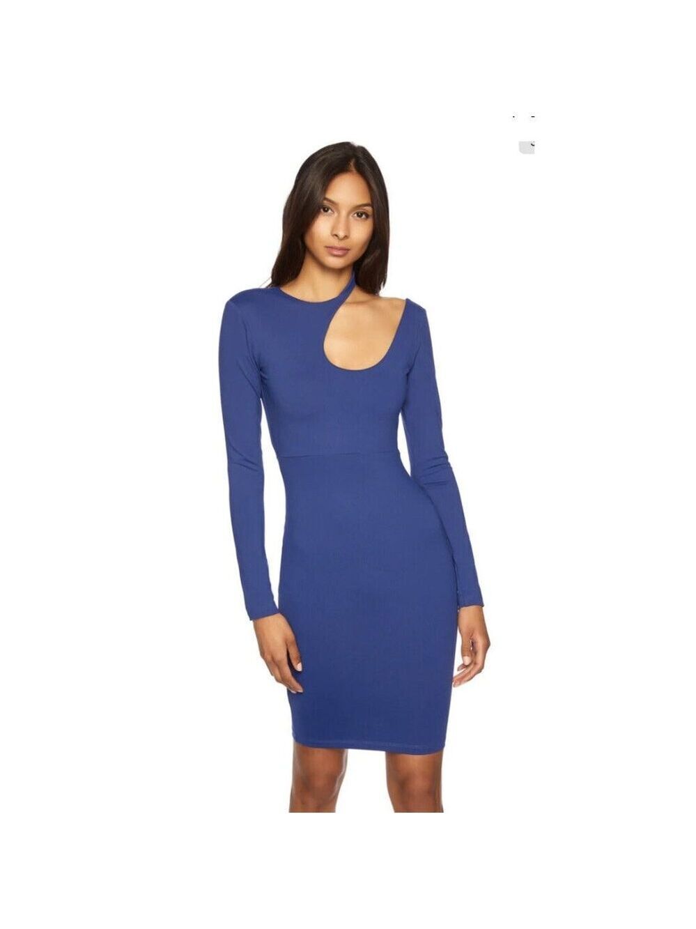 Susana Monaco Blue Cutout Dress
